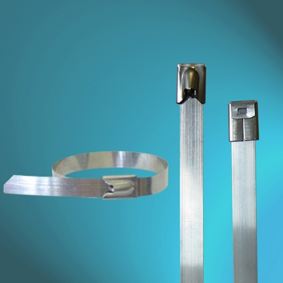 Uncoated Ball-lock Stainless Steel Cable Ties